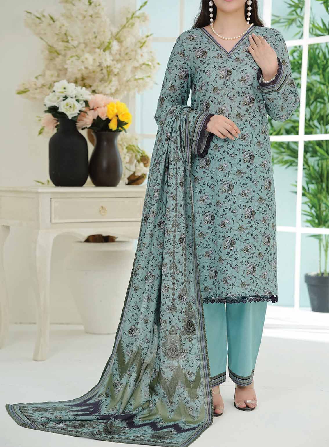 Shahkar By VS Textile Printed Lawn 3 Piece Unstitched Suit VS25SM D-104 Shahkar By VS Textile Printed Lawn 3 Piece Unstitched Suit VS25SM D-104