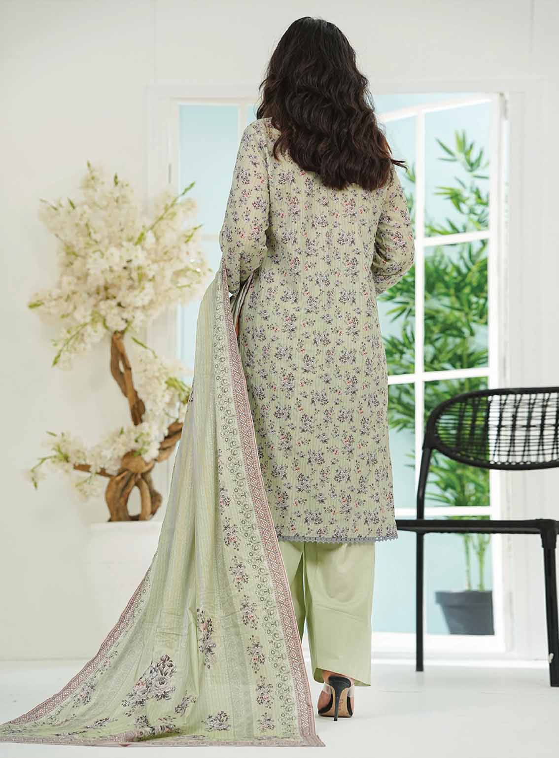 Shahkar By VS Textile Printed Lawn 3 Piece Unstitched Suit VS25SM D-107 Shahkar By VS Textile Printed Lawn 3 Piece Unstitched Suit VS25SM D-107