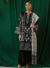 Shajar By Rashid Textile Embroidered Staple Nylon 3 Piece Unstitched Suit RT24S SN-8326