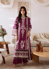 Shanaya By Mahnur Luxury Embroidered Lawn 3 Piece Unstitched Suit MN26SL D-SN-03 SHAMMEIN