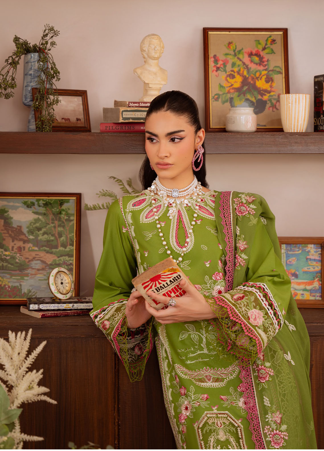 Shanaya By Mahnur Luxury Embroidered Lawn 3 Piece Unstitched Suit MN26SL D-SN-11 ZIYA Shanaya By Mahnur Luxury Embroidered Lawn 3 Piece Unstitched Suit MN26SL D-SN-11 ZIYA