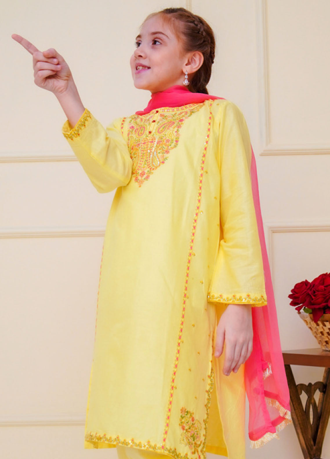 Shanzey Embroidered Cambric Suits Stitched 3 Piece For Girls S25EC SHK-4601 Shanzey Embroidered Cambric Suits Stitched 3 Piece For Girls S25EC SHK-4601