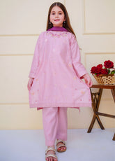Shanzey Embroidered Cambric Suits Stitched 3 Piece For Girls S25EC SHK-4608