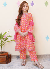 Shanzey Embroidered Cotton 3 Piece Girls Stitched Suit S24SCO SHK-3404