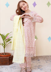 Shanzey Embroidered Cotton 3 Piece Girls Stitched Suit S24SCO SHK-3405