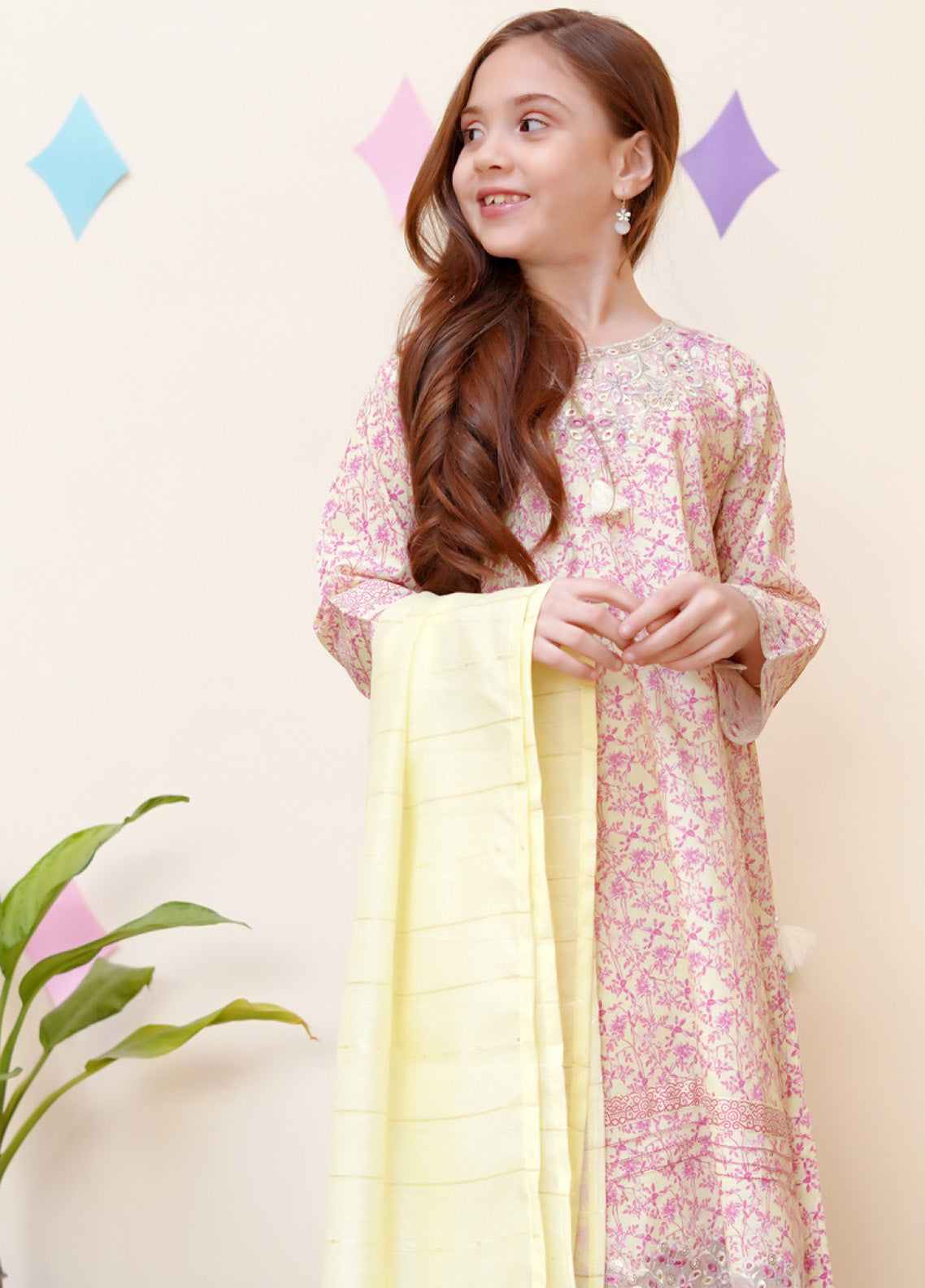 Shanzey Embroidered Cotton 3 Piece Girls Stitched Suit S24SCO SHK-3405 Shanzey Embroidered Cotton 3 Piece Girls Stitched Suit S24SCO SHK-3405