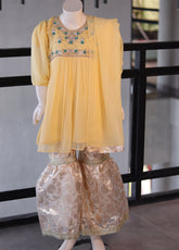 She Club Girls Fancy Chiffon 3 Piece Stitched Suit SC24KF D-03