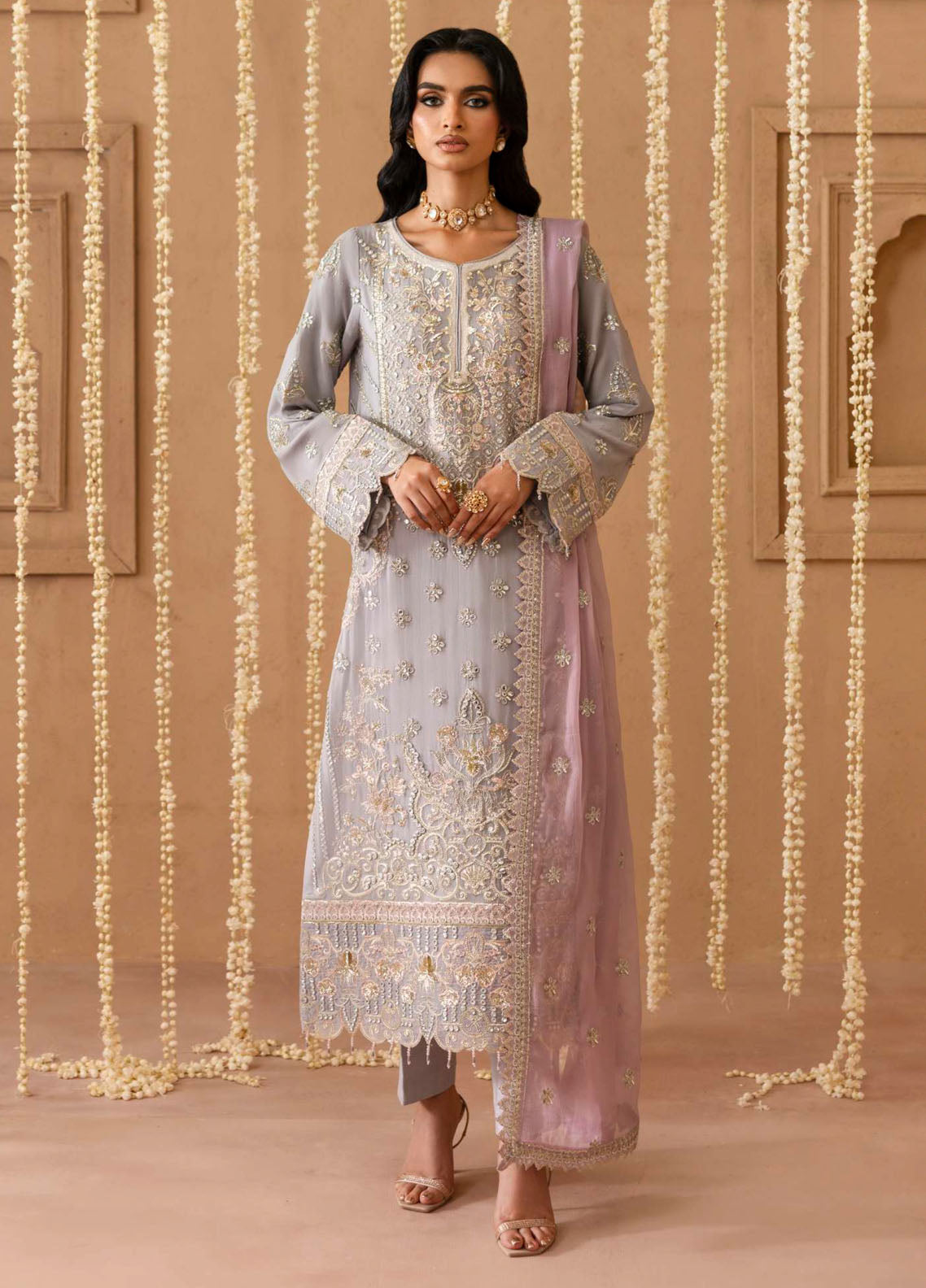 Sheherzadi By Emaan Adeel Formals Embroidered Chiffon 3 Piece Unstitched Suit EA25SCF D-MAHAYAM Sheherzadi By Emaan Adeel Formals Embroidered Chiffon 3 Piece Unstitched Suit EA25SCF D-MAHAYAM