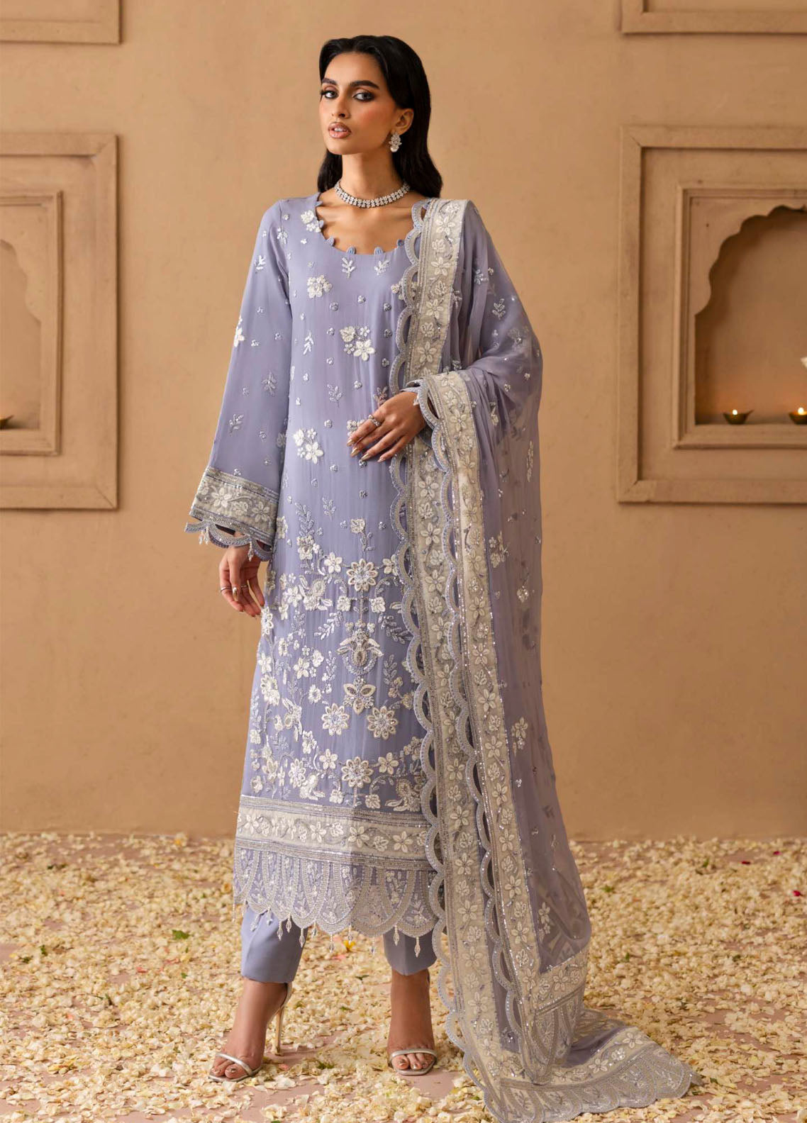 Sheherzadi By Emaan Adeel Formals Embroidered Chiffon 3 Piece Unstitched Suit EA25SCF D-SAHARSH Sheherzadi By Emaan Adeel Formals Embroidered Chiffon 3 Piece Unstitched Suit EA25SCF D-SAHARSH
