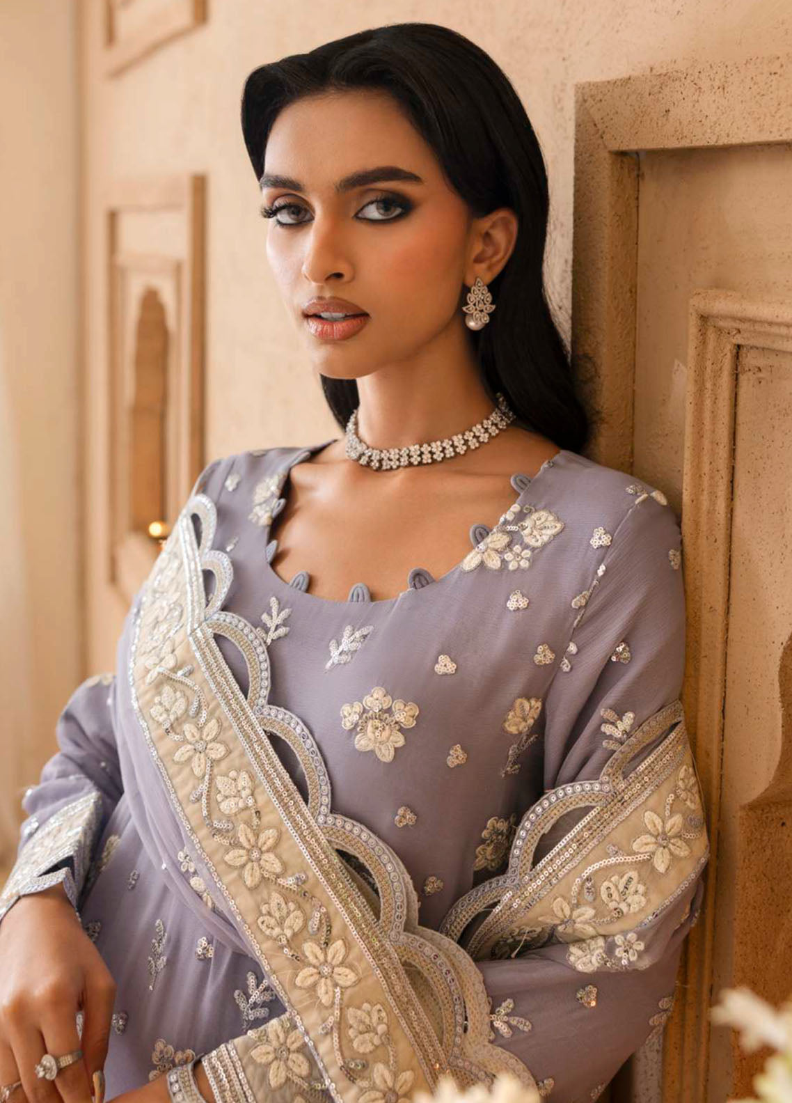 Sheherzadi By Emaan Adeel Formals Embroidered Chiffon 3 Piece Unstitched Suit EA25SCF D-SAHARSH Sheherzadi By Emaan Adeel Formals Embroidered Chiffon 3 Piece Unstitched Suit EA25SCF D-SAHARSH