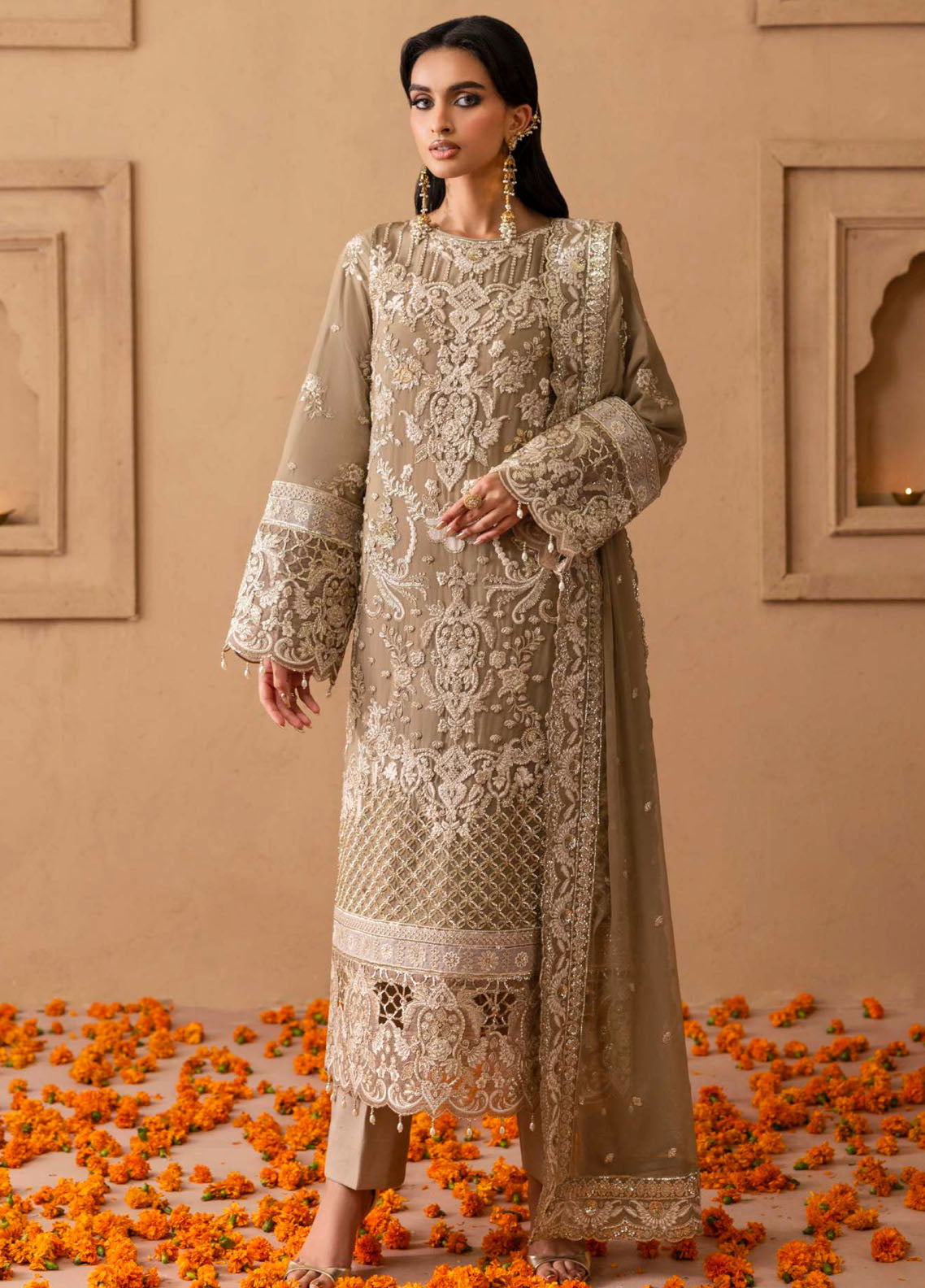 Sheherzadi By Emaan Adeel Formals Embroidered Chiffon 3 Piece Unstitched Suit EA25SCF D-ULFAT Sheherzadi By Emaan Adeel Formals Embroidered Chiffon 3 Piece Unstitched Suit EA25SCF D-ULFAT