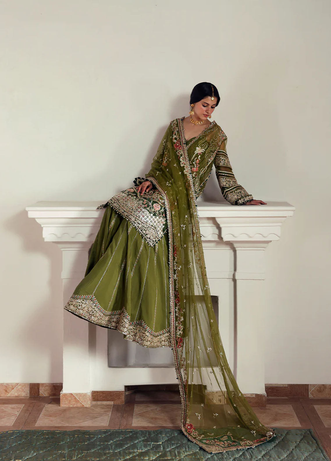 Shehnai By Afrozeh Embroidered Net 3 Piece Unstitched Suit AF25SWF D-04 ZOON Shehnai By Afrozeh Embroidered Net 3 Piece Unstitched Suit AF25SWF D-04 ZOON