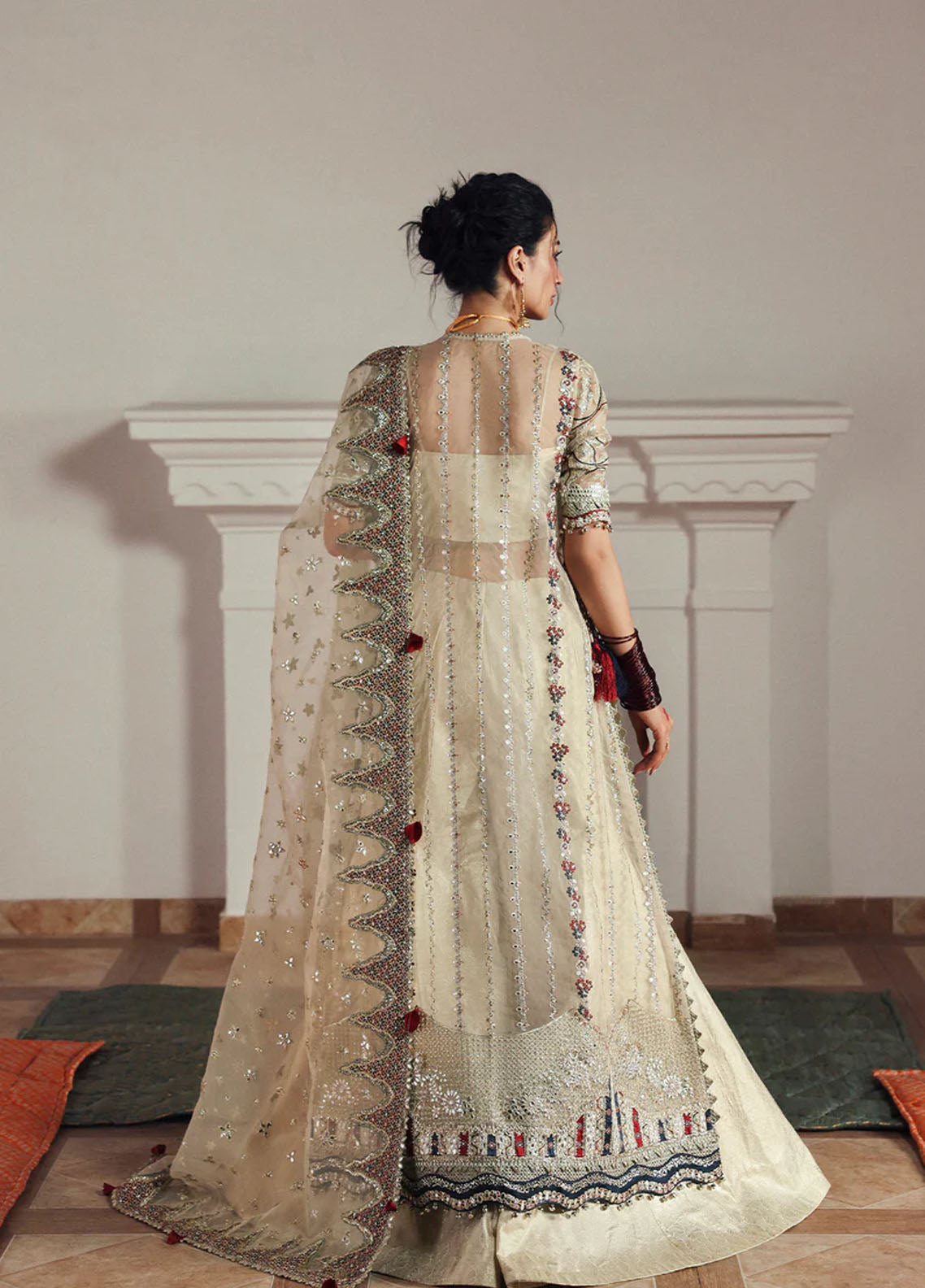 Shehnai By Afrozeh Embroidered Organza 3 Piece Unstitched Suit AF25SWF D-02 SHAHNAZ Shehnai By Afrozeh Embroidered Organza 3 Piece Unstitched Suit AF25SWF D-02 SHAHNAZ