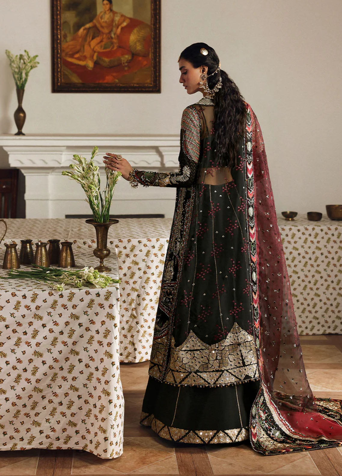 Shehnai By Afrozeh Embroidered Organza 3 Piece Unstitched Suit AF25SWF D-08 DHANAK Shehnai By Afrozeh Embroidered Organza 3 Piece Unstitched Suit AF25SWF D-08 DHANAK