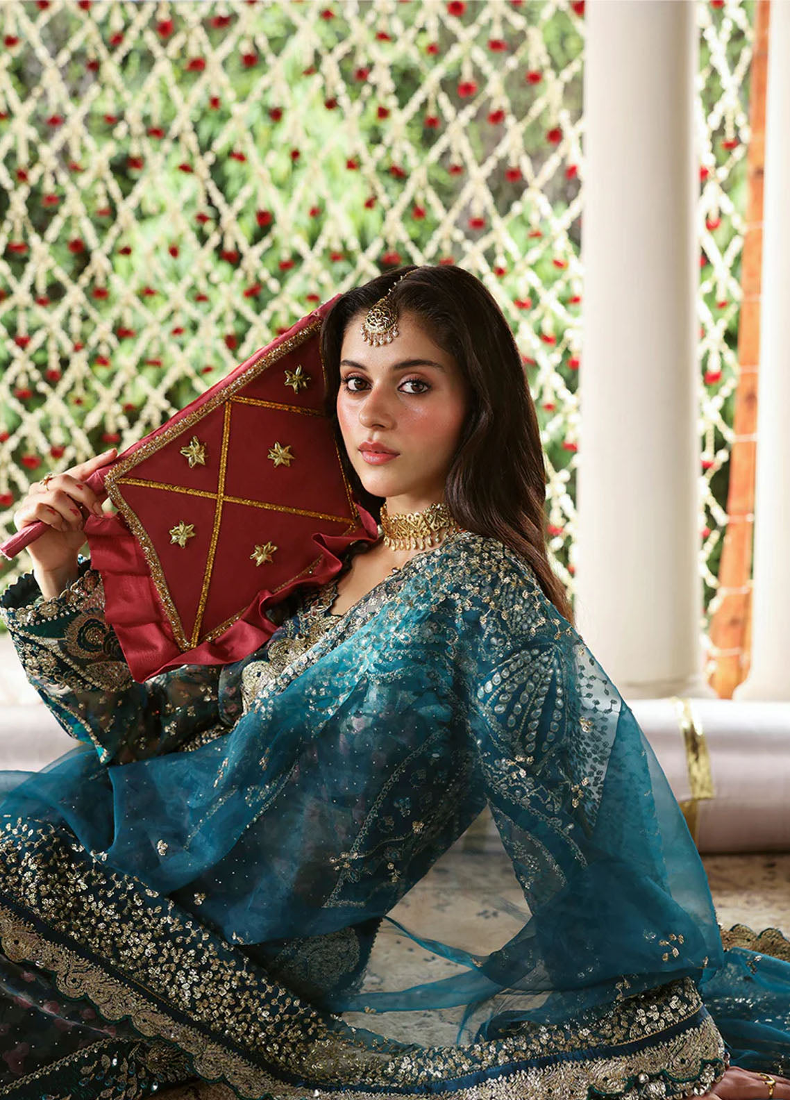 Shehnai By Afrozeh Embroidered Organza 3 Piece Unstitched Suit AF25SWF D-10 SITARA Shehnai By Afrozeh Embroidered Organza 3 Piece Unstitched Suit AF25SWF D-10 SITARA