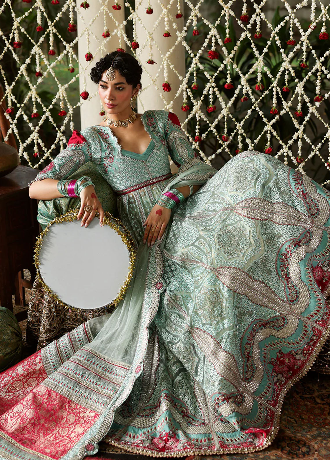 Shehnai By Afrozeh Embroidered Raw Silk 3 Piece Unstitched Suit AF25SWF D-05 ZANZAR Shehnai By Afrozeh Embroidered Raw Silk 3 Piece Unstitched Suit AF25SWF D-05 ZANZAR