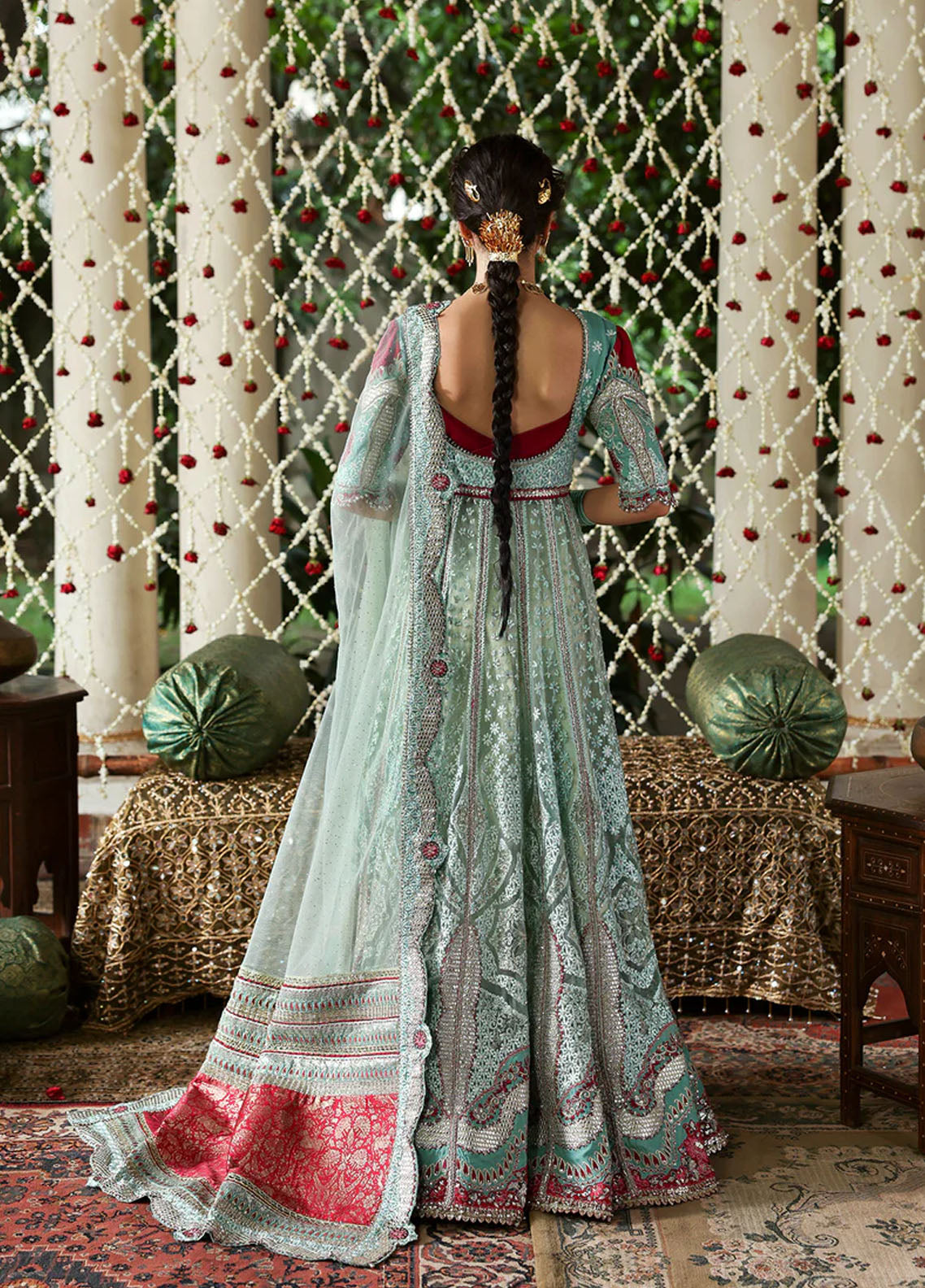 Shehnai By Afrozeh Embroidered Raw Silk 3 Piece Unstitched Suit AF25SWF D-05 ZANZAR Shehnai By Afrozeh Embroidered Raw Silk 3 Piece Unstitched Suit AF25SWF D-05 ZANZAR