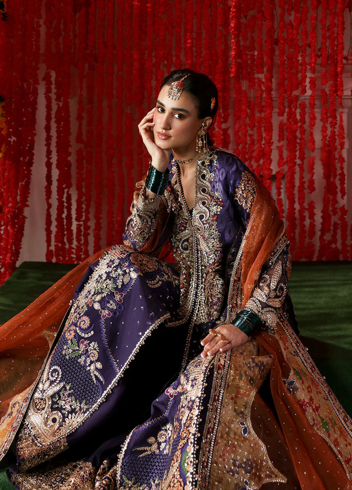 Shehnai By Afrozeh Embroidered Raw Silk 3 Piece Unstitched Suit AF25SWF D-06 GULNAAR Shehnai By Afrozeh Embroidered Raw Silk 3 Piece Unstitched Suit AF25SWF D-06 GULNAAR