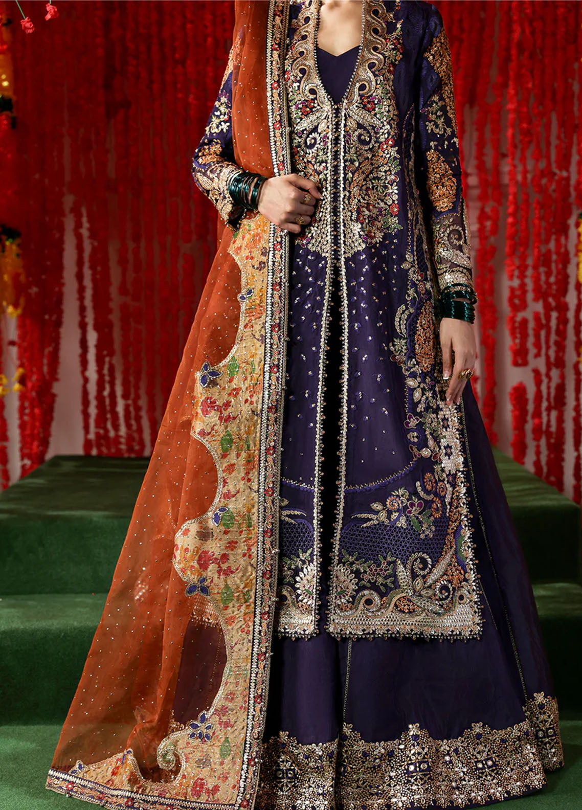 Shehnai By Afrozeh Embroidered Raw Silk 3 Piece Unstitched Suit AF25SWF D-06 GULNAAR Shehnai By Afrozeh Embroidered Raw Silk 3 Piece Unstitched Suit AF25SWF D-06 GULNAAR