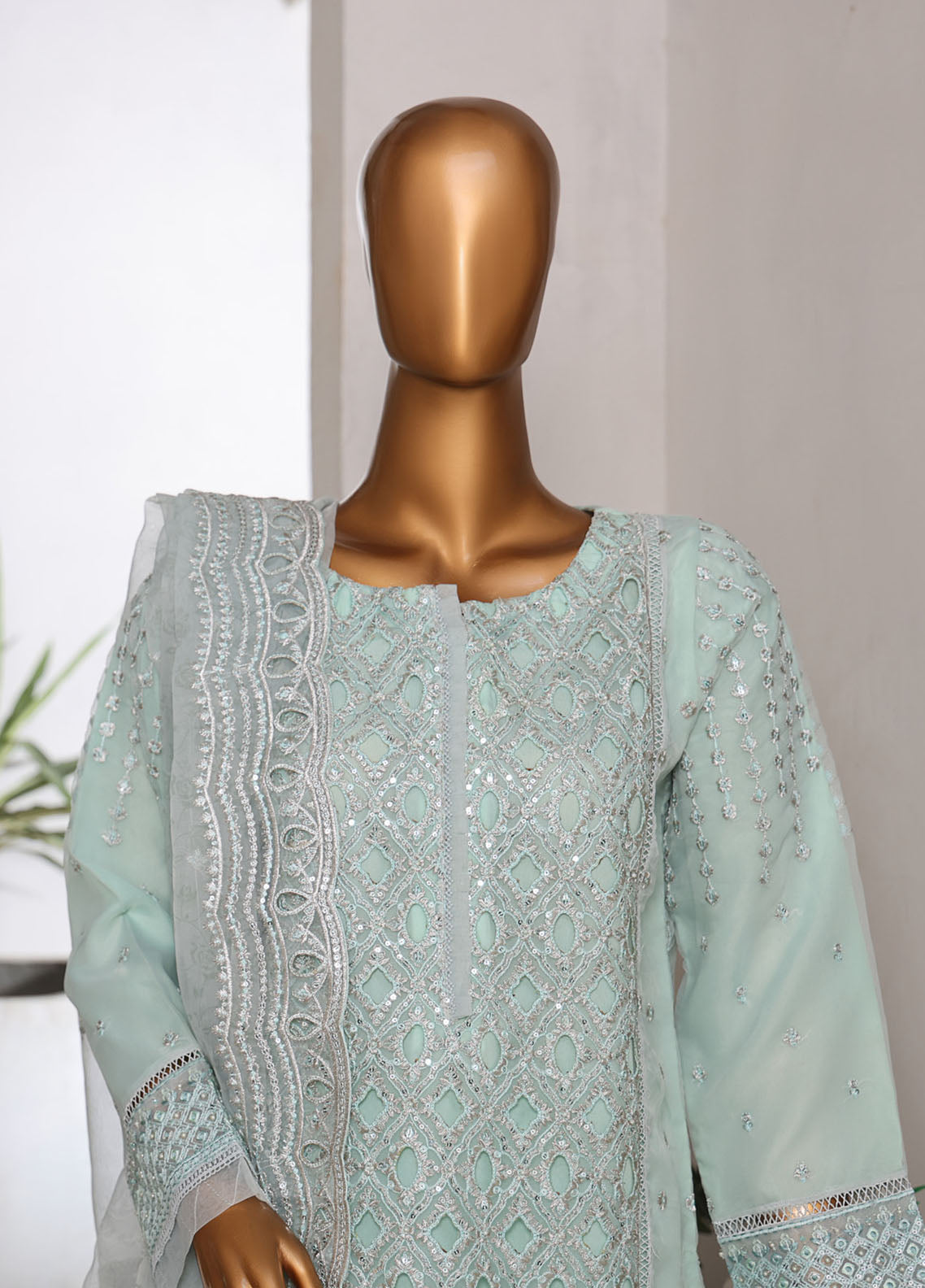 Shehnai By Schick Formals Embroidered Organza 3 Piece Stitched Suit SDH25SFEO D-02 Shehnai By Schick Formals Embroidered Organza 3 Piece Stitched Suit SDH25SFEO D-02