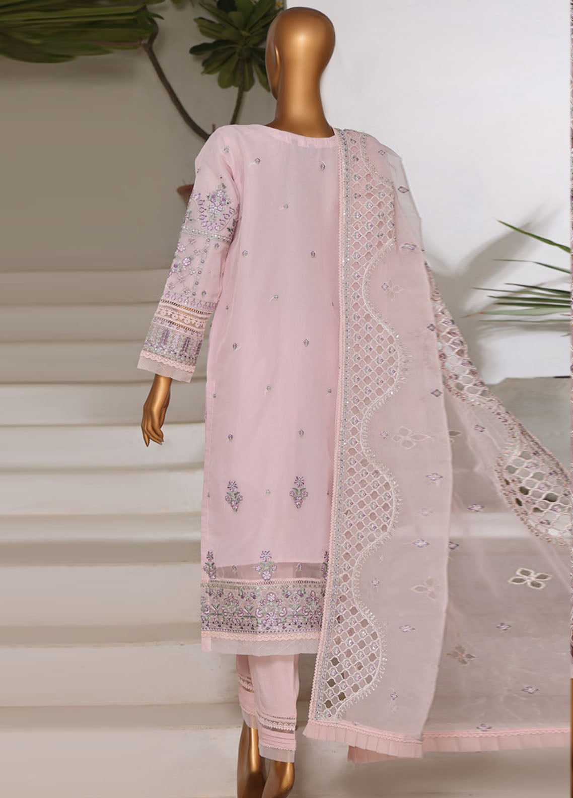 Shehnai By Schick Formals Embroidered Organza 3 Piece Stitched Suit SDH25SFEO D-04 Shehnai By Schick Formals Embroidered Organza 3 Piece Stitched Suit SDH25SFEO D-04