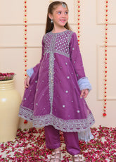 Shehnai By Shanzey Embroidered Organza 3 Piece Girls Stitched Suit S24SF SHK-3201