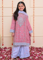 Shehnai By Shanzey Embroidered Organza 3 Piece Girls Stitched Suit S24SF SHK-3206