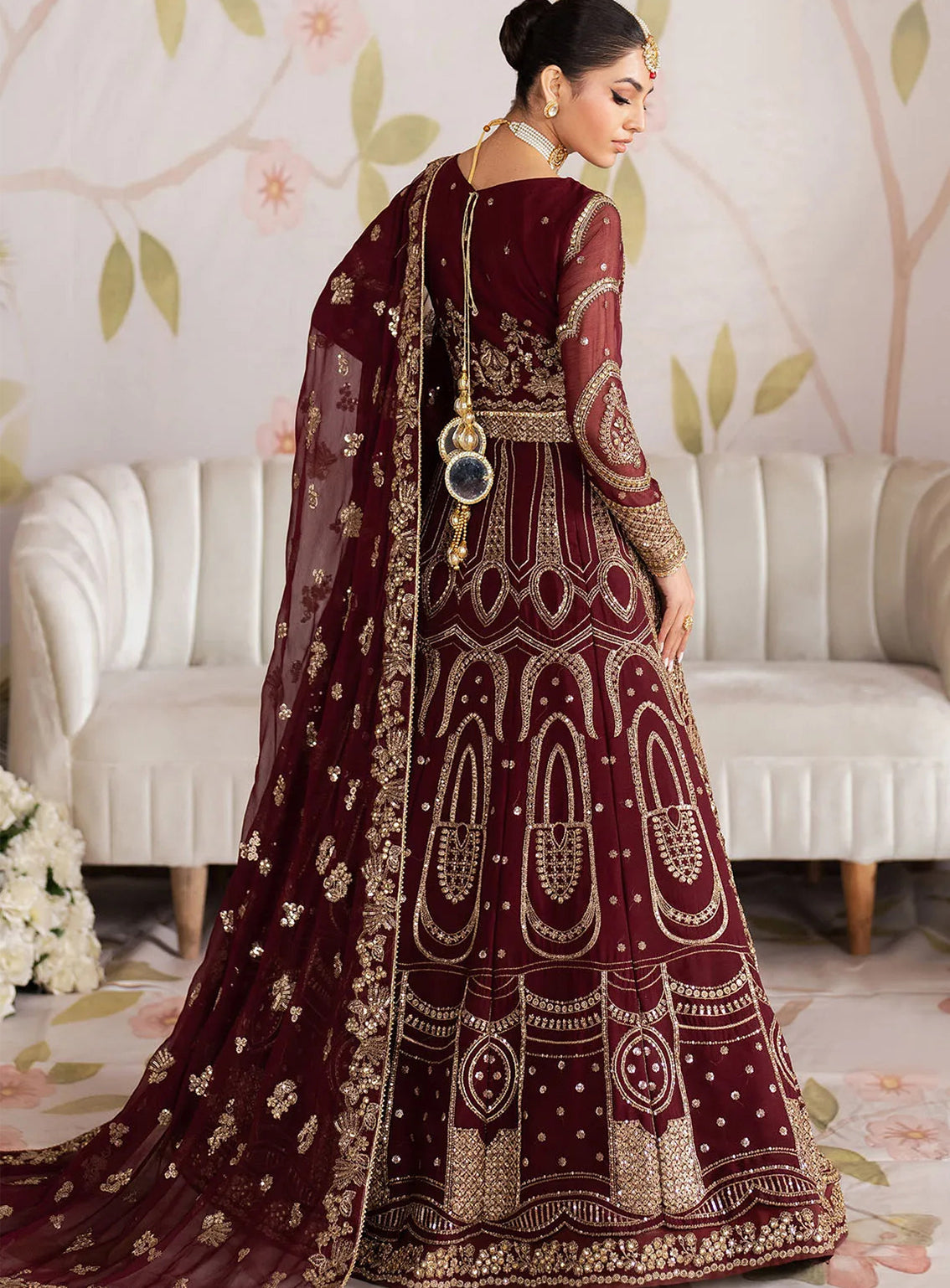 Shehnai By Zarif Embroidered Chiffon 3 Piece Unstitched Suit AF24SLWE D-ZS-05 SHEESHAM Shehnai By Zarif Embroidered Chiffon 3 Piece Unstitched Suit AF24SLWE D-ZS-05 SHEESHAM