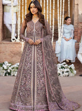 Shehnai By Zarif Embroidered Net 3 Piece Unstitched Suit AF24SLWE D-ZS-02 NOOR