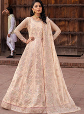 Shehnai By Zarif Embroidered Net 3 Piece Unstitched Suit AF24SLWE D-ZS-03 HEER