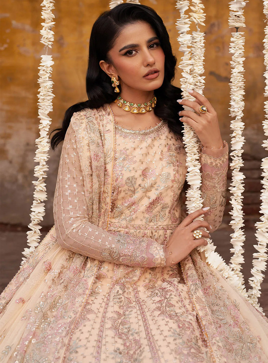 Shehnai By Zarif Embroidered Net 3 Piece Unstitched Suit AF24SLWE D-ZS-03 HEER Shehnai By Zarif Embroidered Net 3 Piece Unstitched Suit AF24SLWE D-ZS-03 HEER