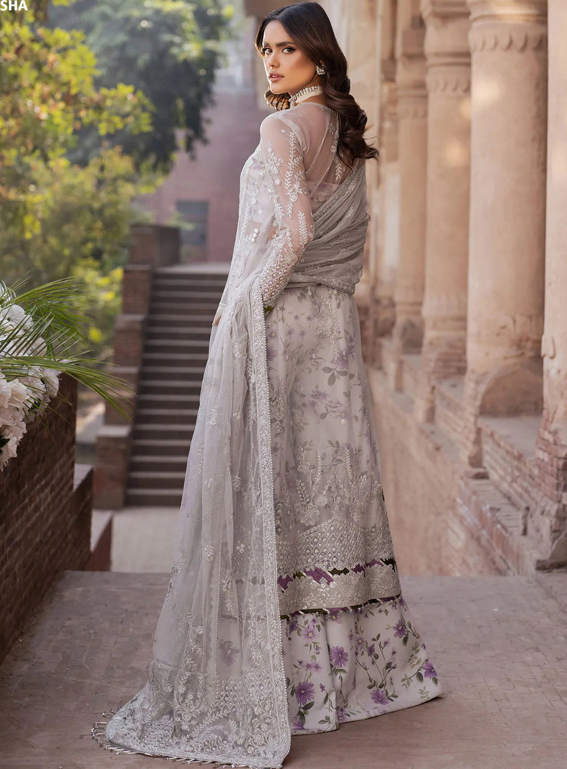 Shehnai By Zarif Embroidered Net 3 Piece Unstitched Suit AF24SLWE D-ZS-04 BARSHA Shehnai By Zarif Embroidered Net 3 Piece Unstitched Suit AF24SLWE D-ZS-04 BARSHA