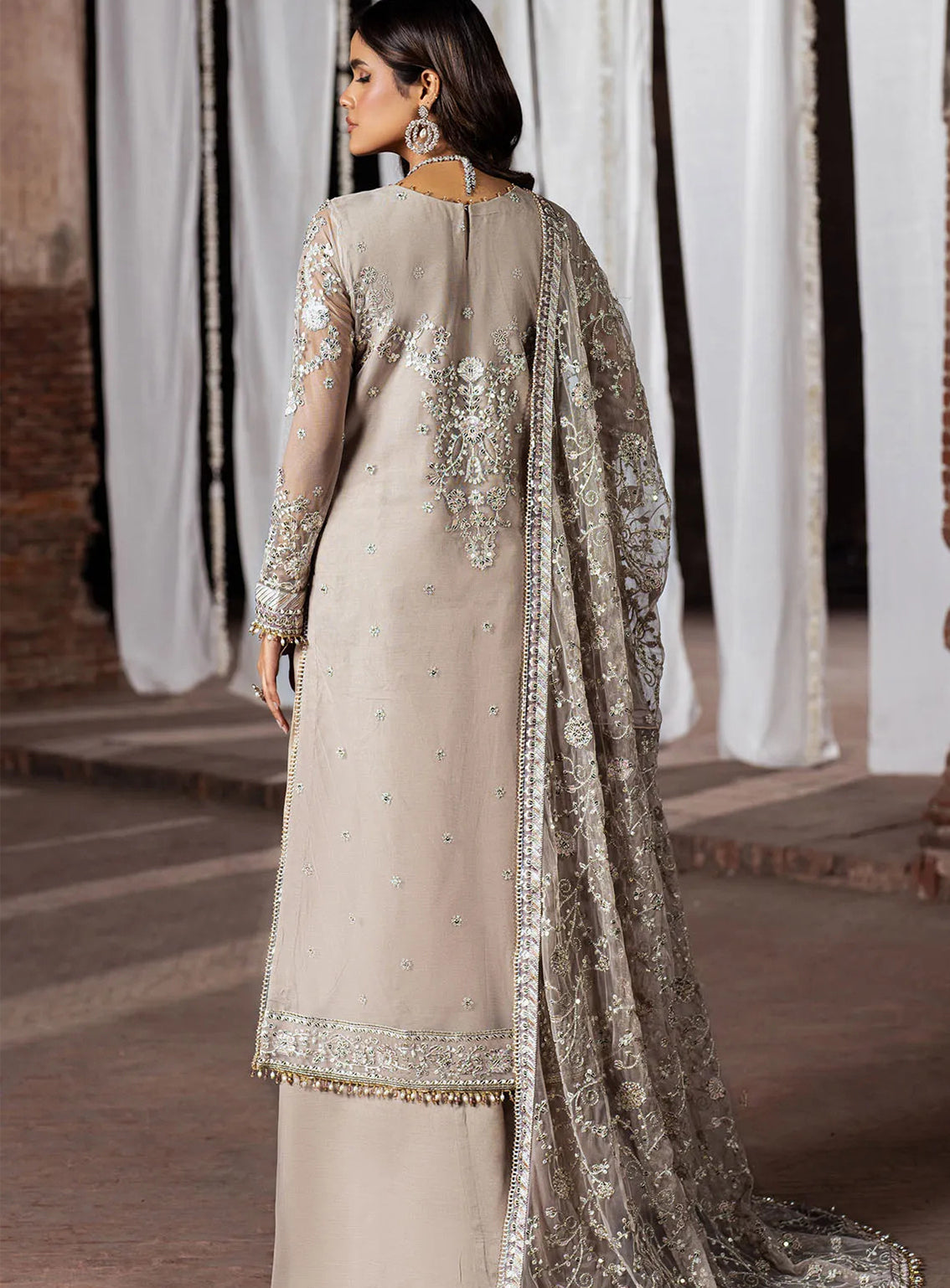 Shehnai By Zarif Embroidered Net 3 Piece Unstitched Suit AF24SLWE D-ZS-06 DOORIYA Shehnai By Zarif Embroidered Net 3 Piece Unstitched Suit AF24SLWE D-ZS-06 DOORIYA