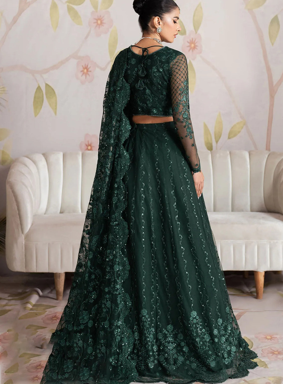 Shehnai By Zarif Embroidered Net 3 Piece Unstitched Suit AF24SLWE D-ZS-08 MEESAM Shehnai By Zarif Embroidered Net 3 Piece Unstitched Suit AF24SLWE D-ZS-08 MEESAM