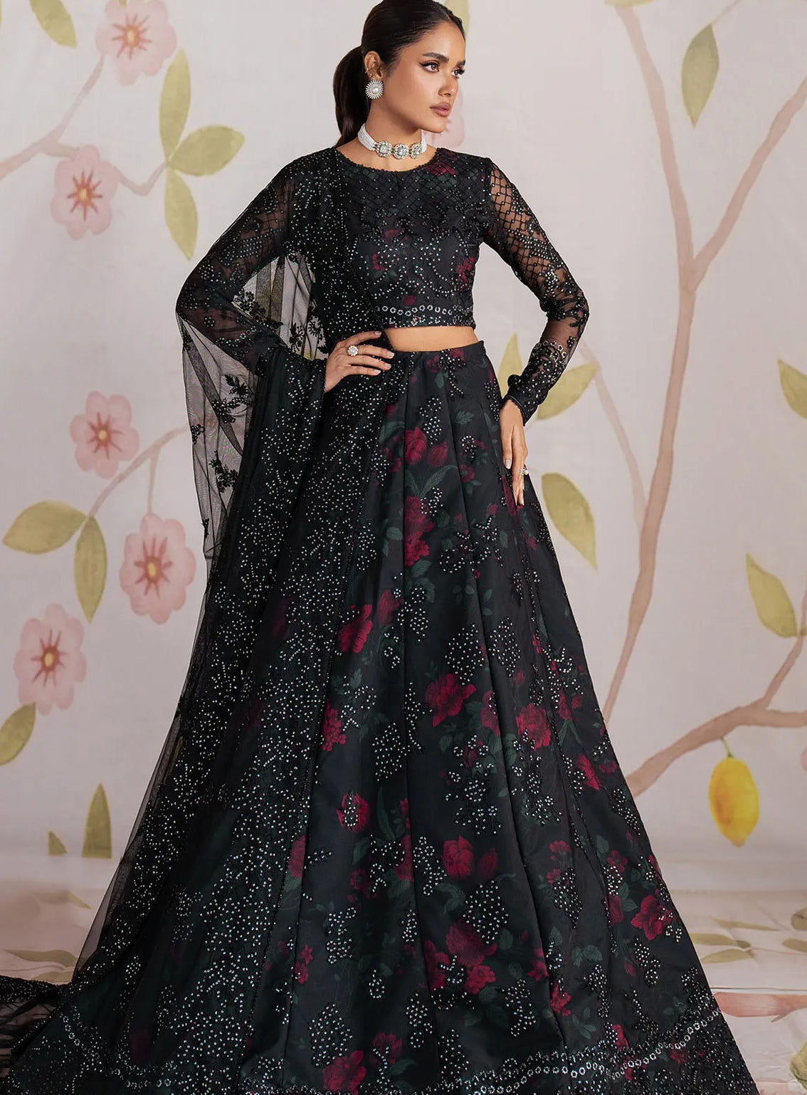 Shehnai By Zarif Embroidered Net 3 Piece Unstitched Suit AF24SLWE D-ZS-09 HANEEN Shehnai By Zarif Embroidered Net 3 Piece Unstitched Suit AF24SLWE D-ZS-09 HANEEN