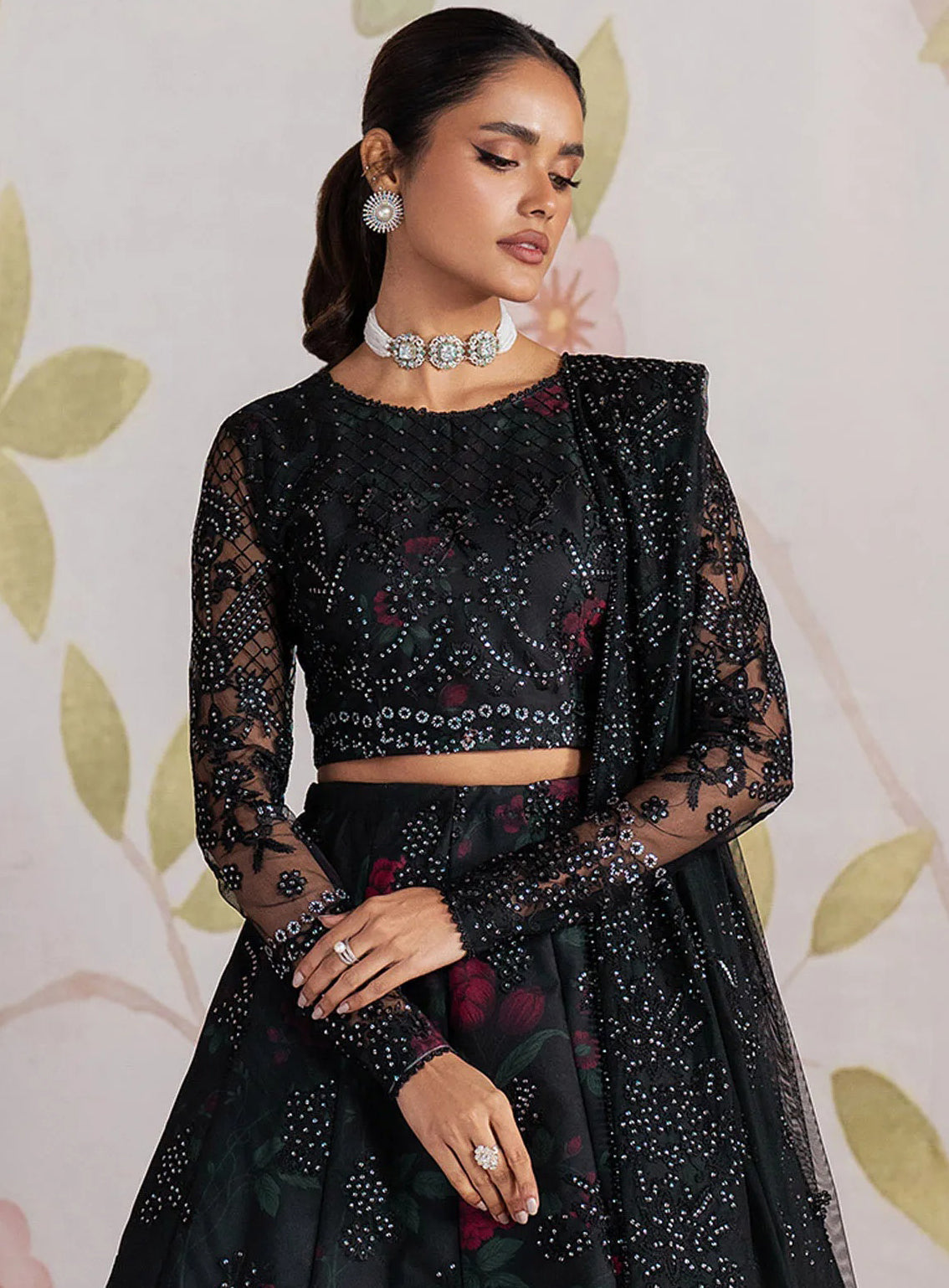 Shehnai By Zarif Embroidered Net 3 Piece Unstitched Suit AF24SLWE D-ZS-09 HANEEN Shehnai By Zarif Embroidered Net 3 Piece Unstitched Suit AF24SLWE D-ZS-09 HANEEN