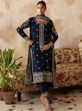 Shehrnaaz By Gulaal Embroidered Raw Silk 3 Piece Unstitched Suit GL24SR GL-SD-24-02 LEELAH