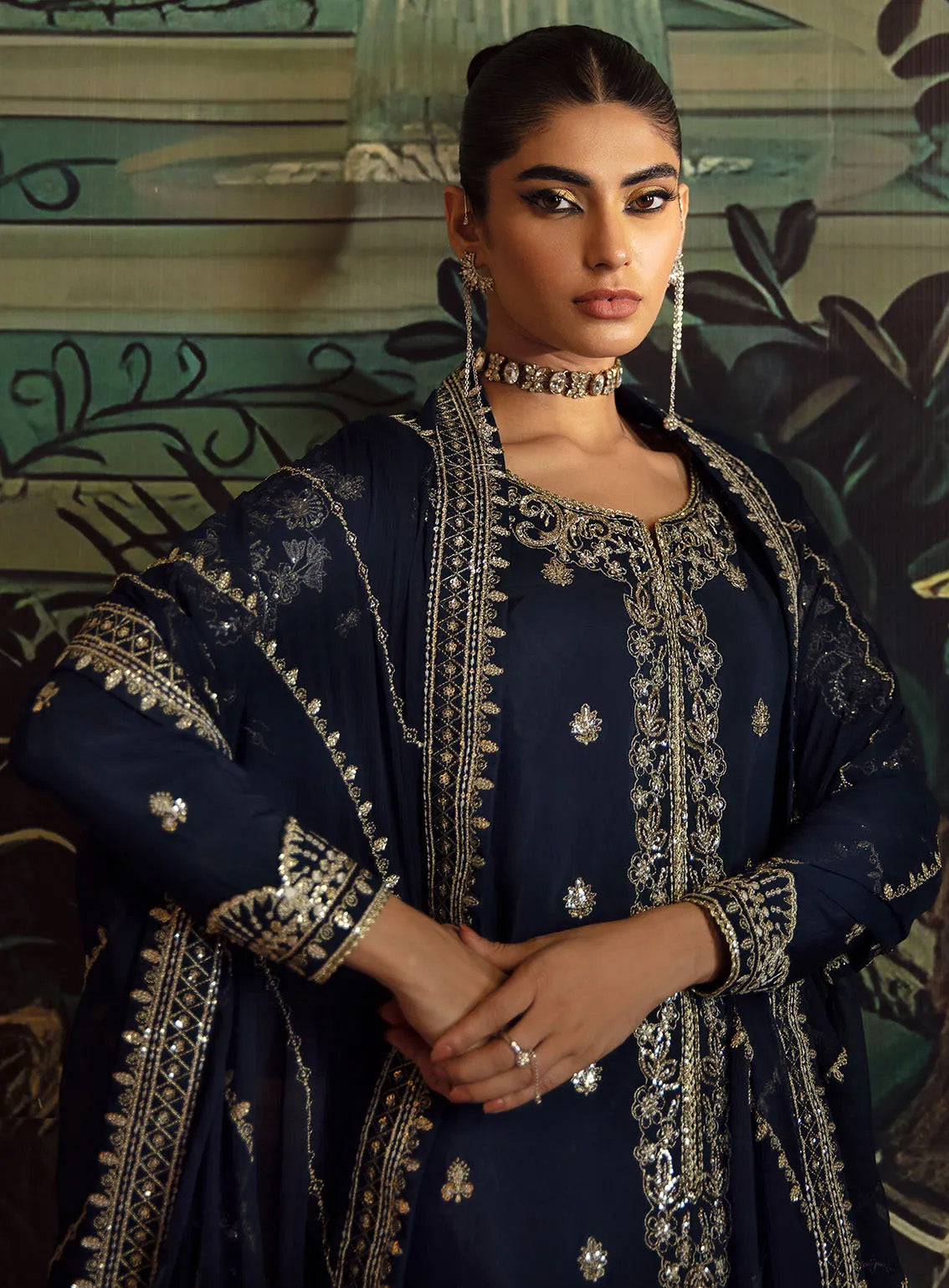 Shehrnaaz By Gulaal Embroidered Raw Silk 3 Piece Unstitched Suit GL24SR GL-SD-24-02 LEELAH Shehrnaaz By Gulaal Embroidered Raw Silk 3 Piece Unstitched Suit GL24SR GL-SD-24-02 LEELAH