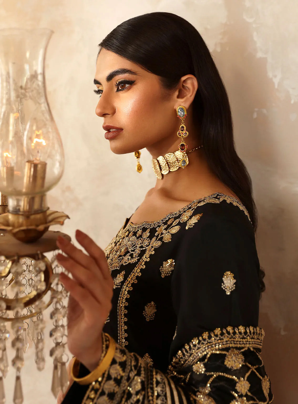 Shehrnaaz By Gulaal Embroidered Raw Silk 3 Piece Unstitched Suit GL24SR GL-SD-24-03 INAARA Shehrnaaz By Gulaal Embroidered Raw Silk 3 Piece Unstitched Suit GL24SR GL-SD-24-03 INAARA