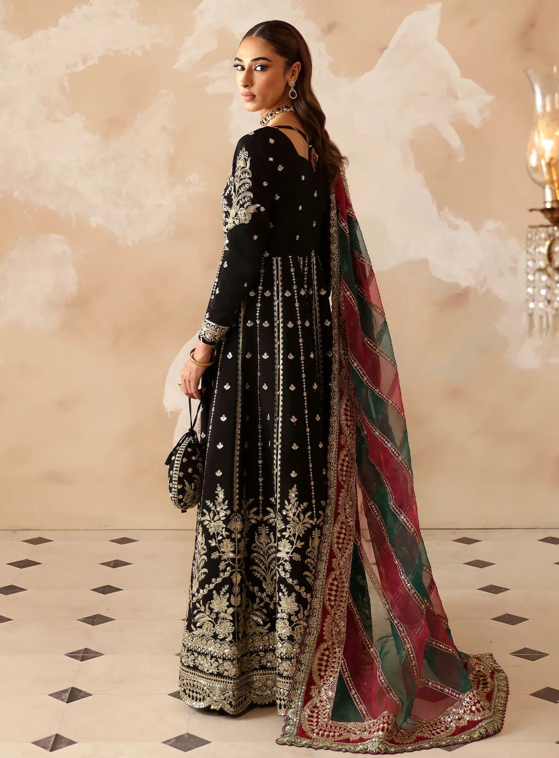 Shehrnaaz By Gulaal Embroidered Raw Silk 3 Piece Unstitched Suit GL24SR GL-SD-24-07 NAZMIL Shehrnaaz By Gulaal Embroidered Raw Silk 3 Piece Unstitched Suit GL24SR GL-SD-24-07 NAZMIL