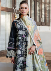 Shezlin By Aabyaan Chikankari Lawn 3 Piece Unstitched Suit ABY26SCE D-AZ-02 LAREEN