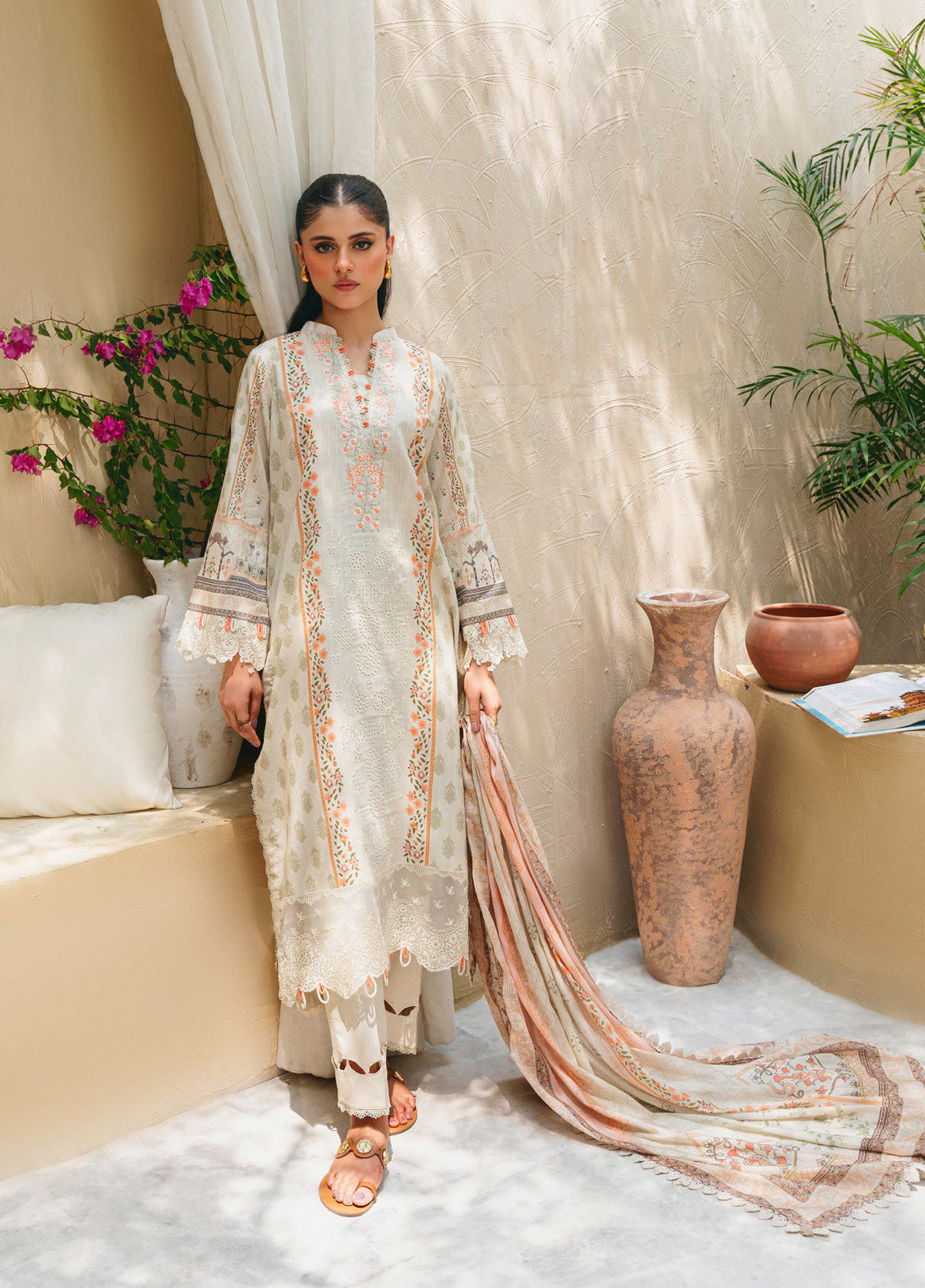 Shezlin By Aabyaan Embroidered Chikankari 3 Piece Unstitched Suit ABY24S D-AF-03 NEHIR Shezlin By Aabyaan Embroidered Chikankari 3 Piece Unstitched Suit ABY24S D-AF-03 NEHIR