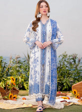 Shezlin By Aabyaan Embroidered Chikankari 3 Piece Unstitched Suit ABY25S D-AR-01 ELYSIA