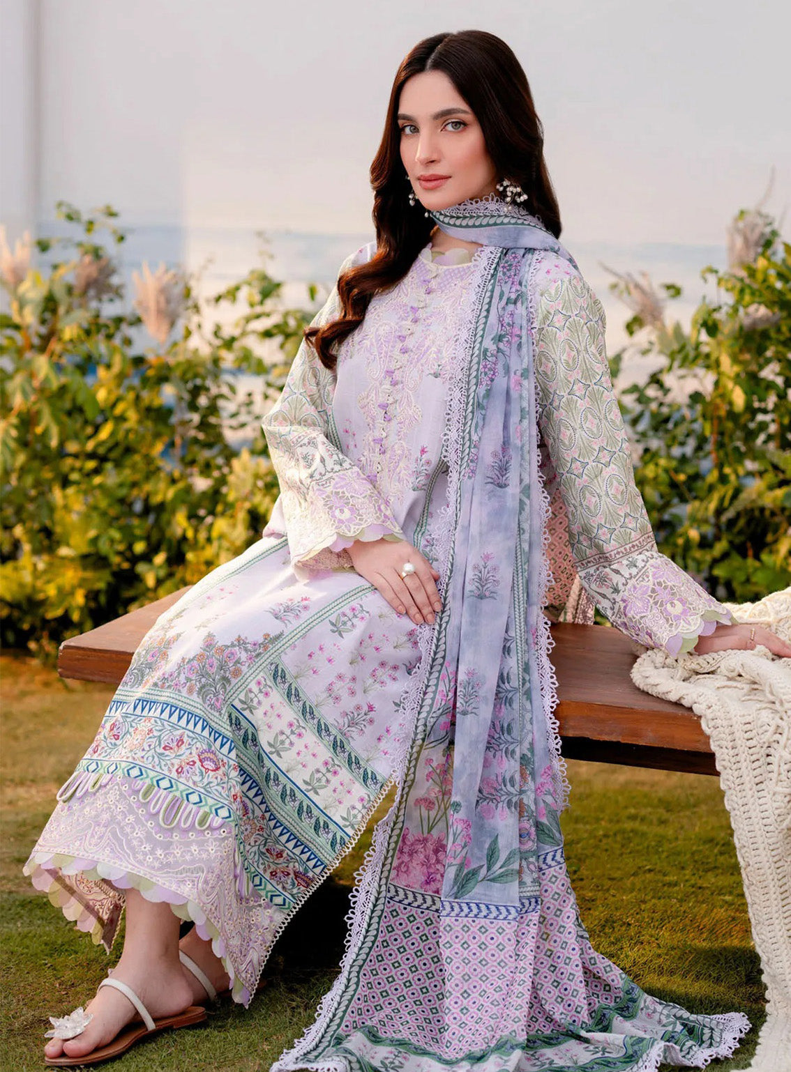 Shezlin By Aabyaan Embroidered Chikankari 3 Piece Unstitched Suit ABY25S D-AR-05 ZEREN Shezlin By Aabyaan Embroidered Chikankari 3 Piece Unstitched Suit ABY25S D-AR-05 ZEREN