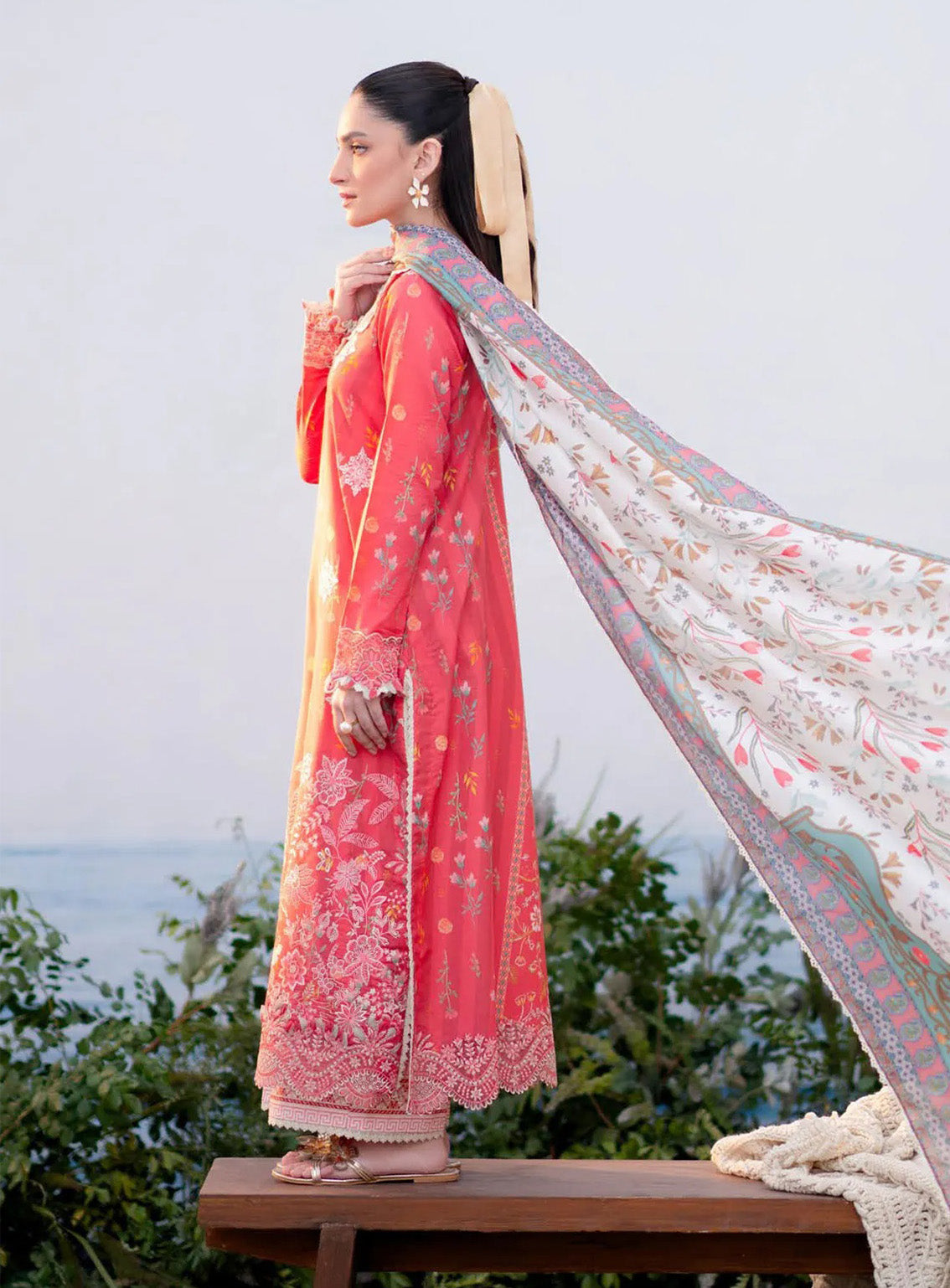 Shezlin By Aabyaan Embroidered Chikankari 3 Piece Unstitched Suit ABY25S D-AR-07 MIRAN Shezlin By Aabyaan Embroidered Chikankari 3 Piece Unstitched Suit ABY25S D-AR-07 MIRAN