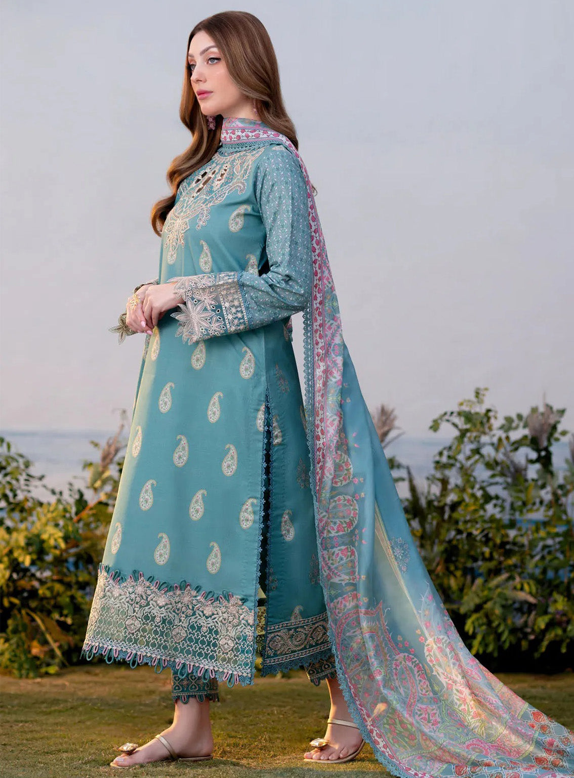 Shezlin By Aabyaan Embroidered Chikankari 3 Piece Unstitched Suit ABY25S D-AR-08 SIBEL Shezlin By Aabyaan Embroidered Chikankari 3 Piece Unstitched Suit ABY25S D-AR-08 SIBEL