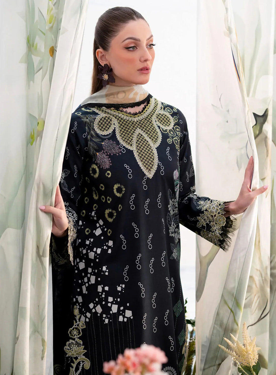 Shezlin By Aabyaan Embroidered Chikankari 3 Piece Unstitched Suit ABY25S D-AR-10 NAZAN Shezlin By Aabyaan Embroidered Chikankari 3 Piece Unstitched Suit ABY25S D-AR-10 NAZAN
