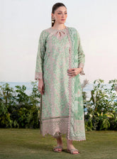 Shezlin By Aabyaan Embroidered Chikankari 3 Piece Unstitched Suit ABY25S D-AR-16 EBRU