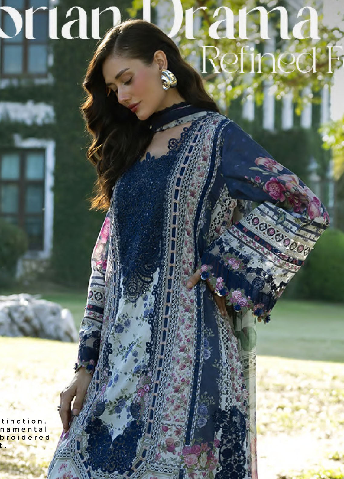 Signature By Elaf Embroidered Lawn 3 Piece Unstitched Suit EF26SEP D-ESA-2A VERONICA Signature By Elaf Embroidered Lawn 3 Piece Unstitched Suit EF26SEP D-ESA-2A VERONICA