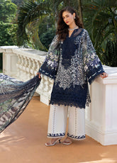 Signature By Elaf Embroidered Lawn 3 Piece Unstitched Suit EF26SEP D-ESA-3B VICTORIAN MUSE